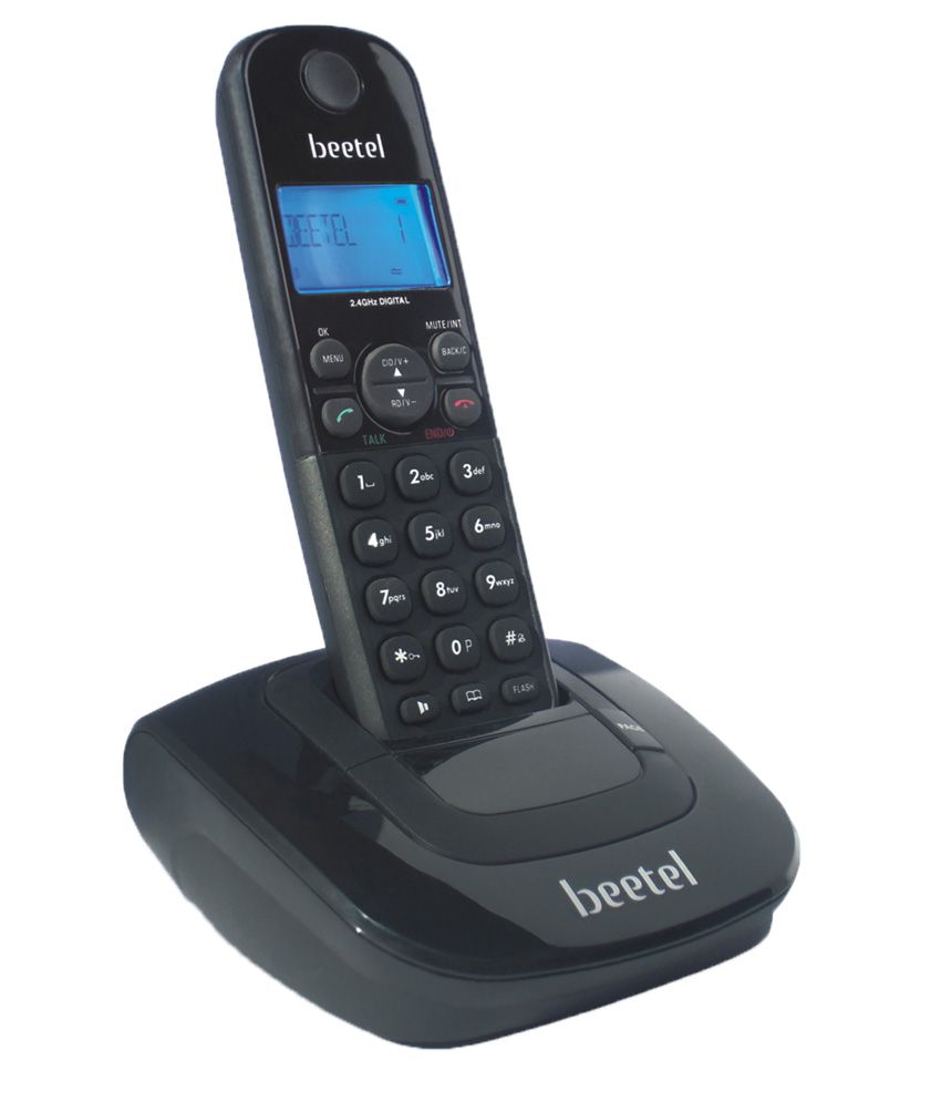     			Beetel X66 Cordless Landline Phone ( Black )