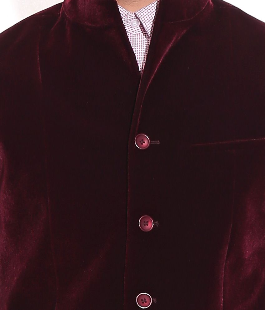 maroon formal coat