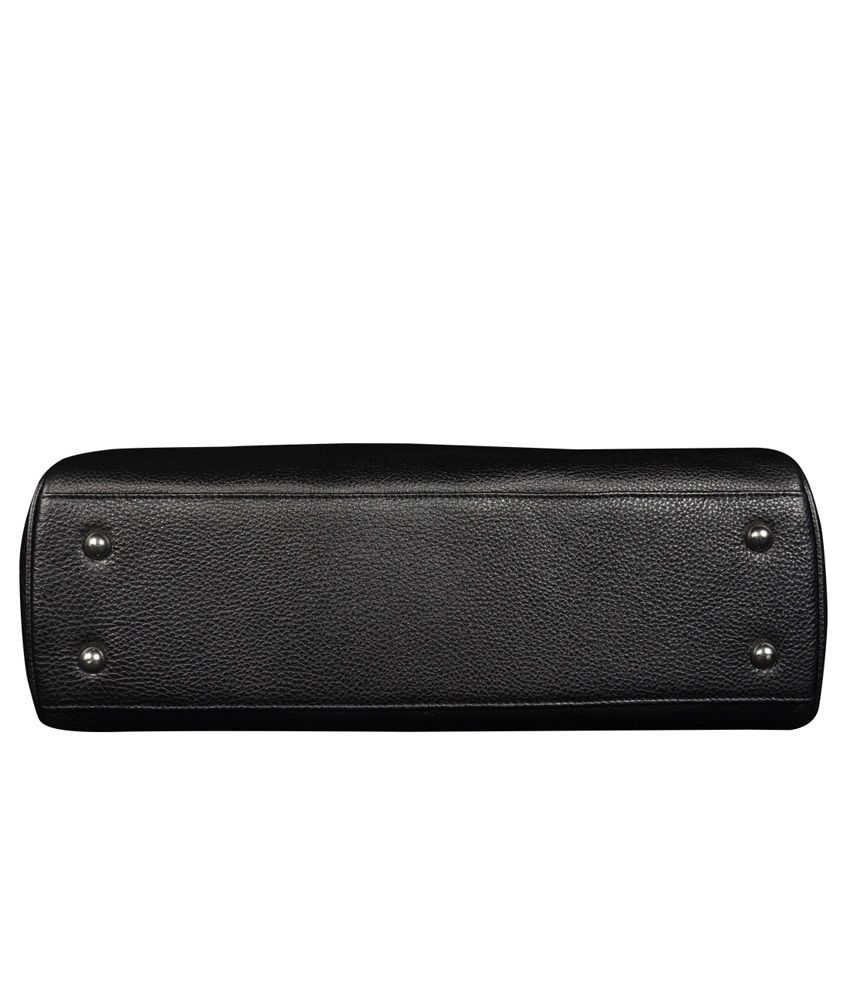 Pavini Black Leather Shoulder Bag - Buy Pavini Black Leather Shoulder ...