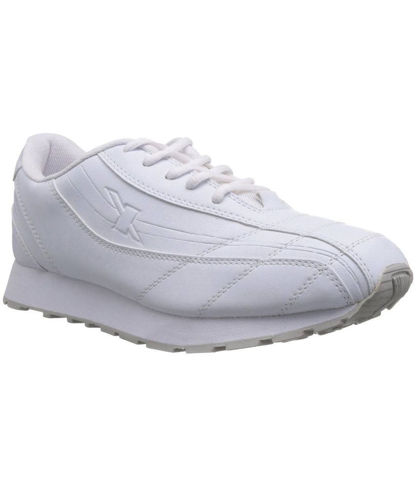 Relaxo Sparx White Synthetic Leather 
