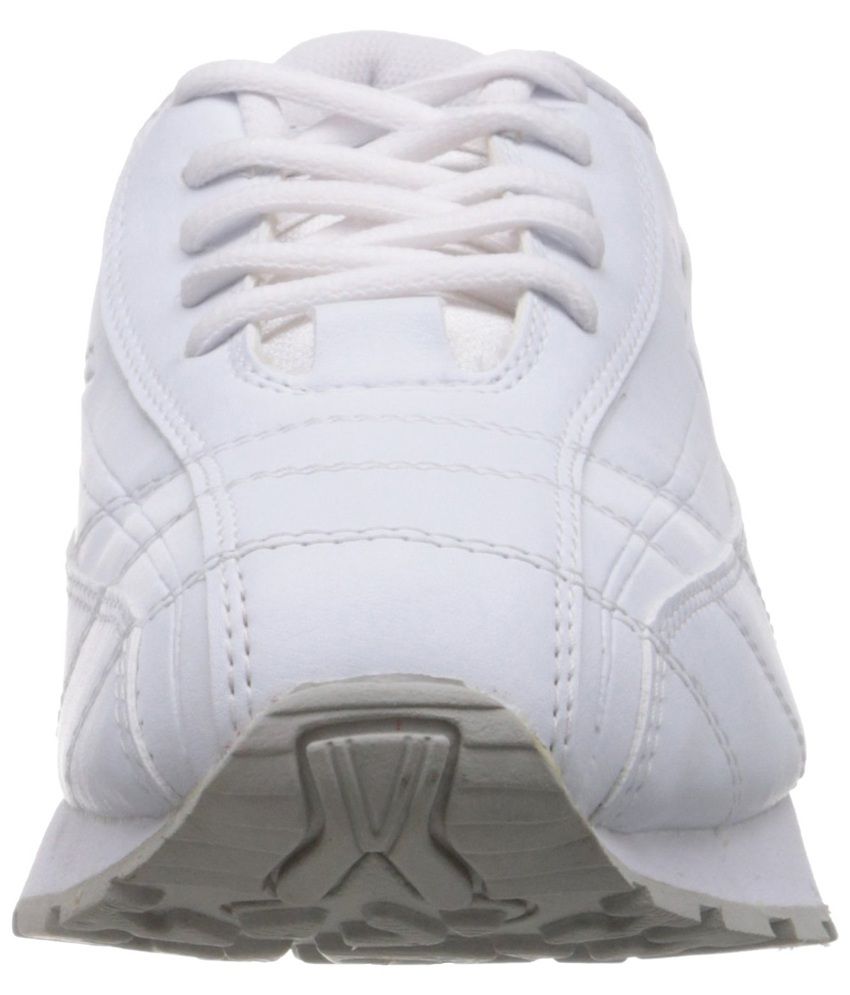 relaxo white school shoes
