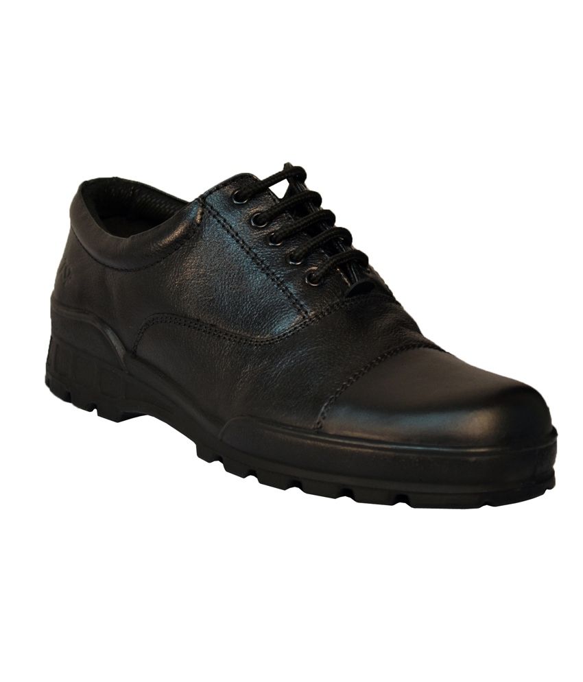 Tsf Black Leather Formal Shoes – Snapdeal