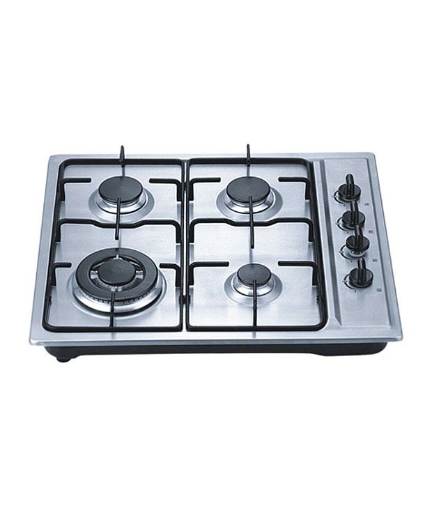 Ariva GlacySS 4 Burner Auto Ignition Built in Gas Hob SS Price in