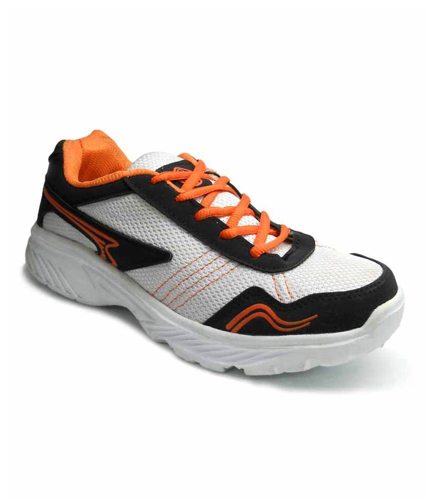 Fast Trax Orange And White Mens Sports Shoes - Buy Fast Trax Orange And ...