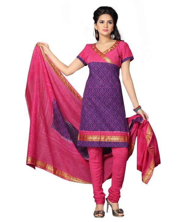 cotton dress material stitching models