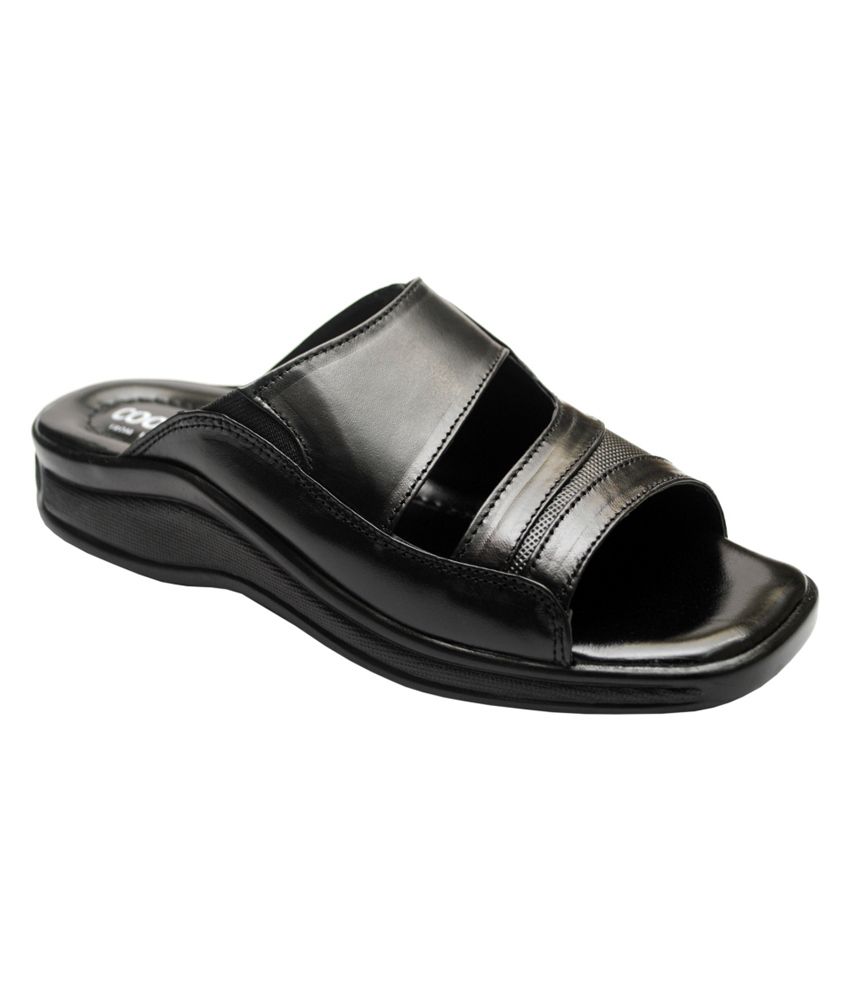 Liberty Black Slippers Price in India- Buy Liberty Black Slippers ...