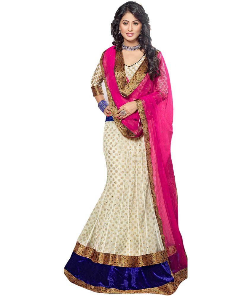 Indiawear Akshara(heena Khan) Designer Lehenga Choli - Buy Indiawear