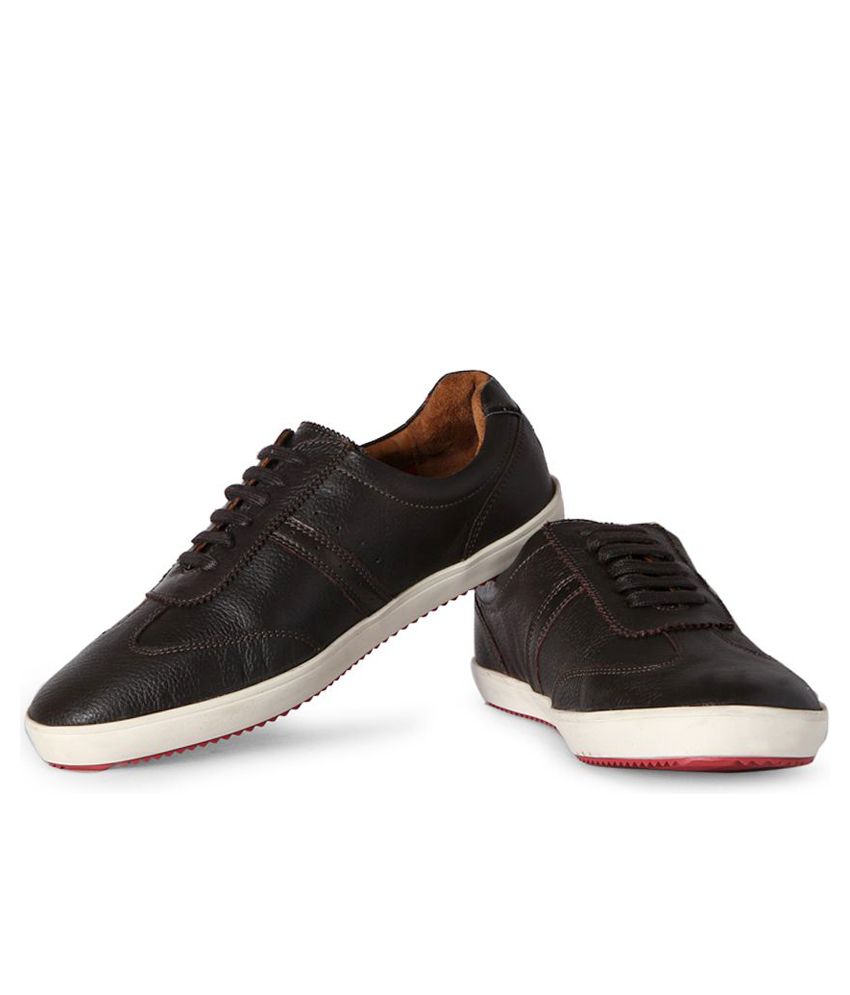 louis philippe black casual shoes