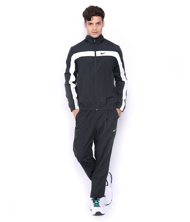 womens black nike tracksuit