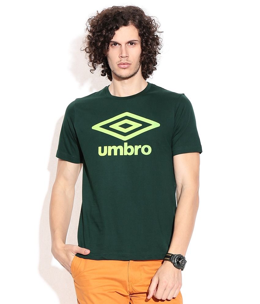 umbro pretty green football shirt