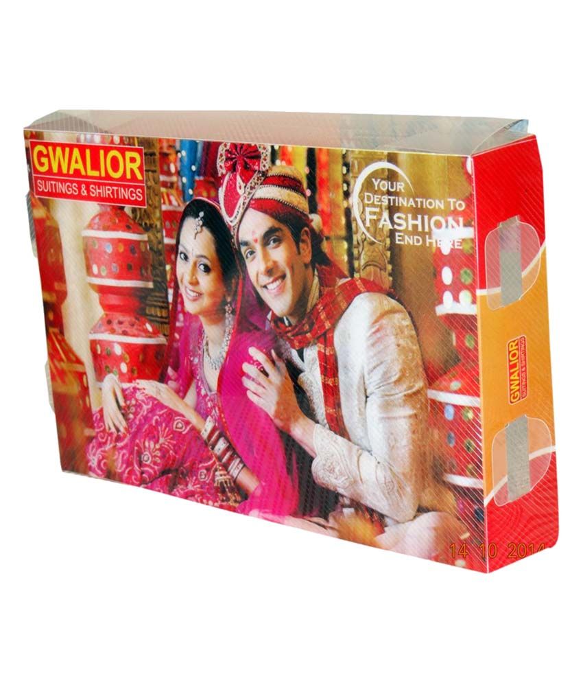 Gwalior Gift Pack Unstiched Trouser And Shirt Fabrics for Men Buy