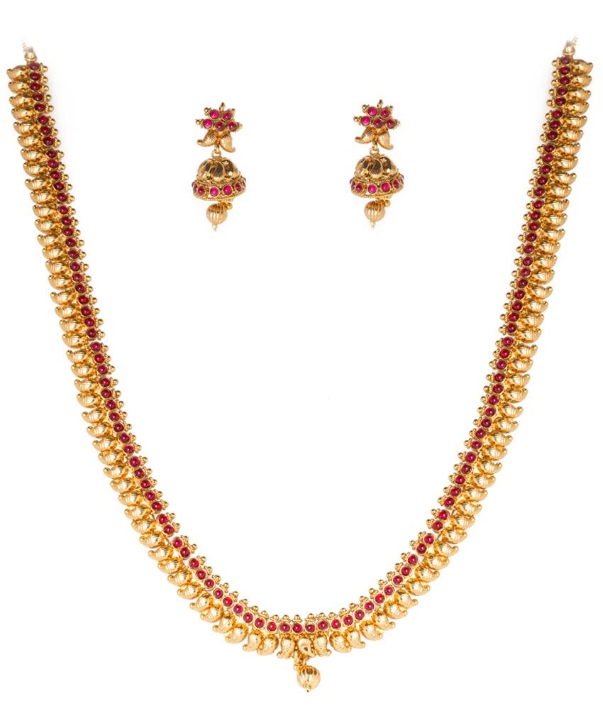 kempu necklace sets online