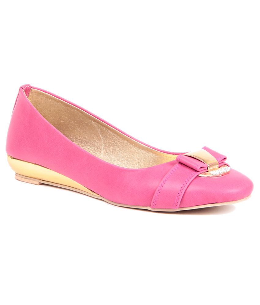Sindhi Footwear Pink Ballerinas Price in India- Buy Sindhi Footwear ...