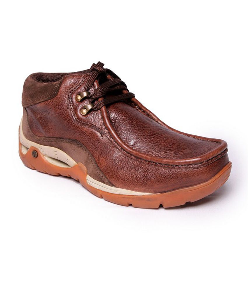 Woodland Brown Smart Casuals Shoes - Buy Woodland Brown Smart Casuals ...