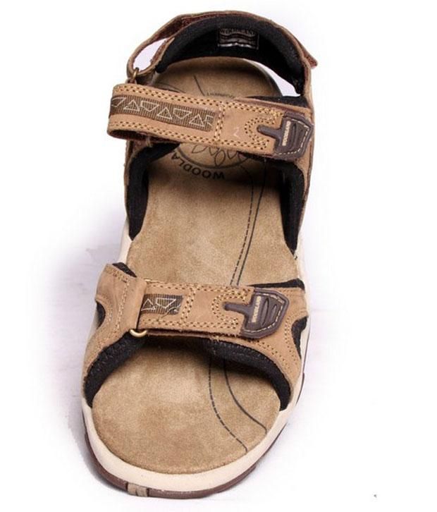 woodland men khaki sandals