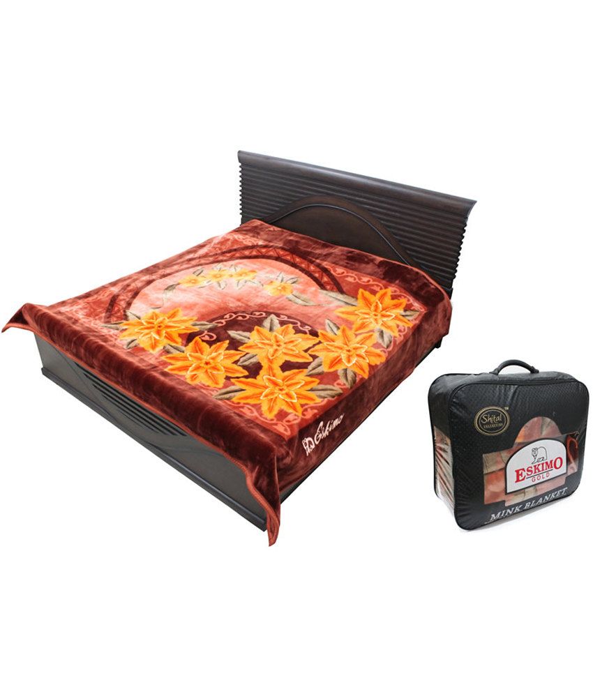 Shital Eskimo Gold Rust Color Blanket Buy Shital Eskimo Gold Rust