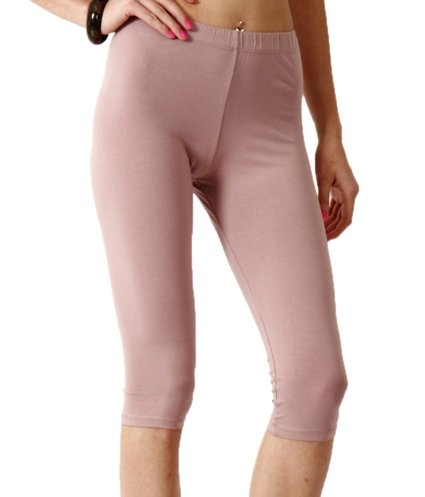 Femmora Tan Cotton Leggings Price in India Buy Femmora Tan Cotton
