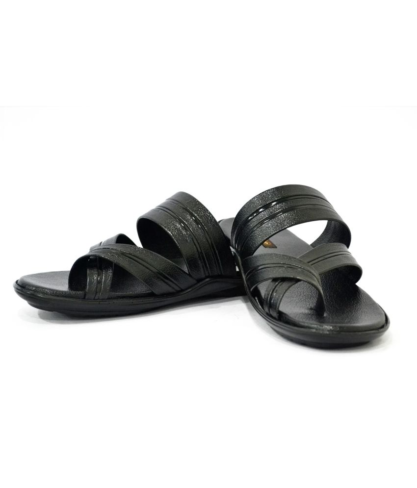kolhapuri chappal gents black