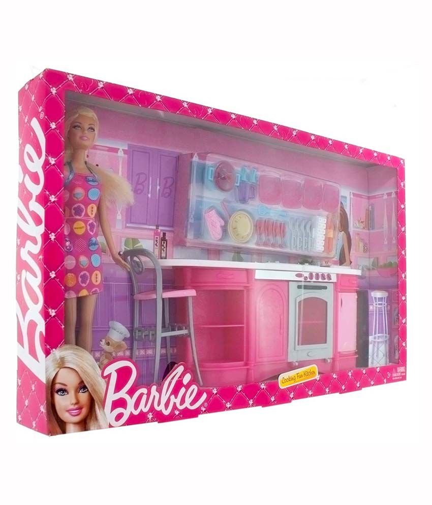 Mattel Barbie  Cooking  Fun Kitchen Doll Buy Mattel Barbie  
