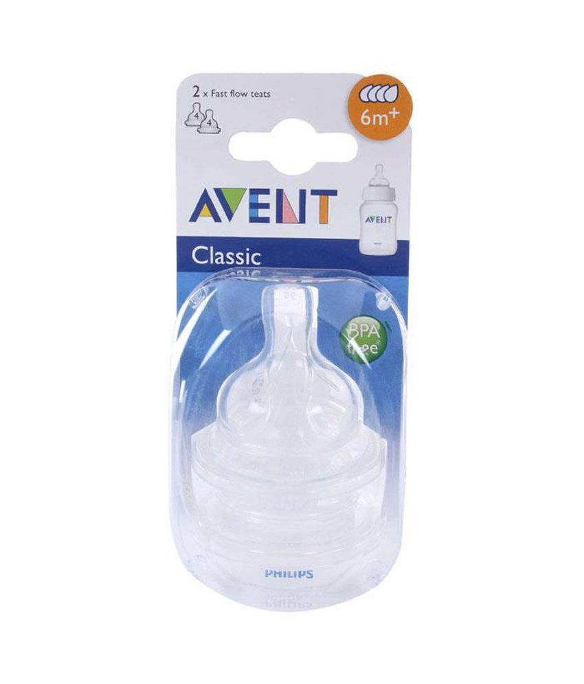 avent classic teats 6m 