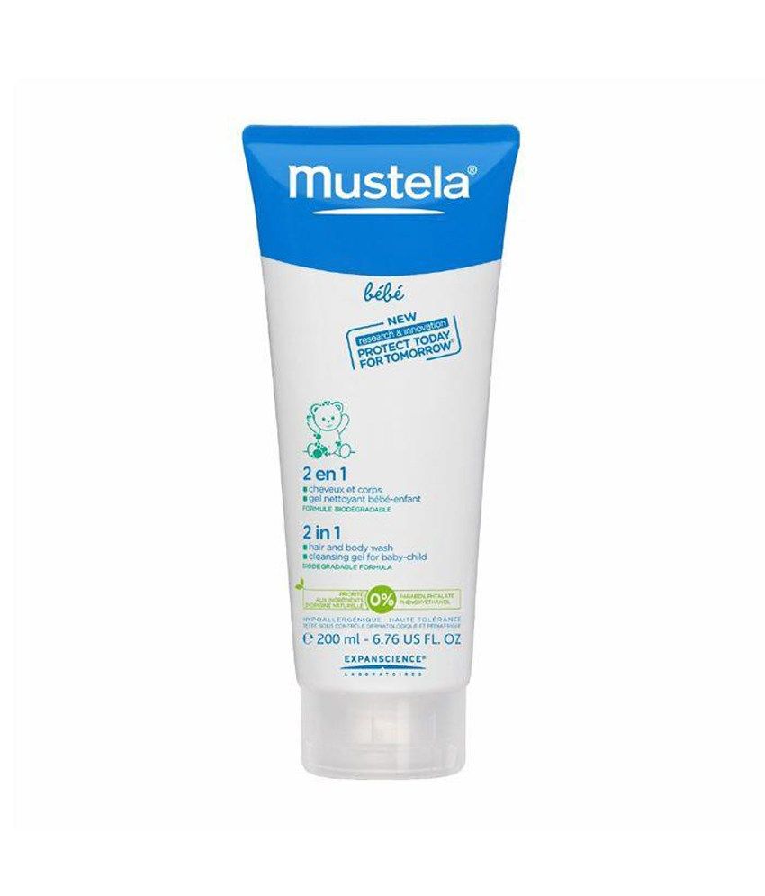 Mustela 2 In 1 Hair Body Wash - 200ml: Buy Mustela 2 In 1 Hair Body ...