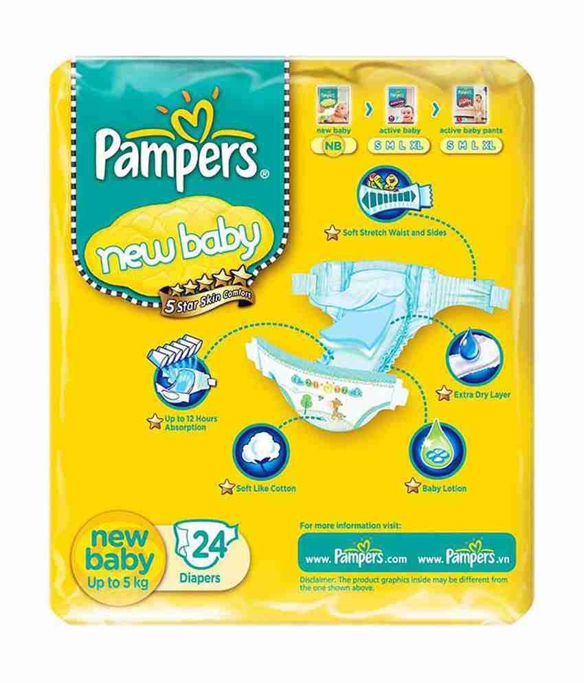 pampers price for new born baby