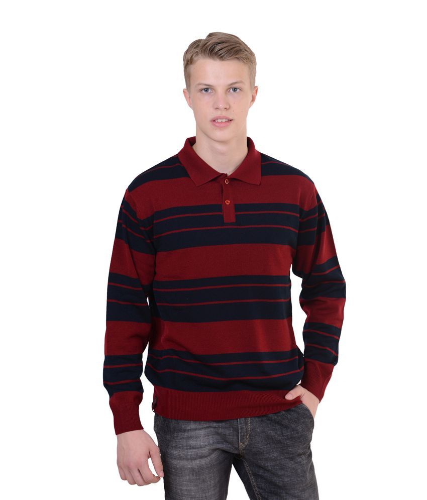Sportking Red Acrylic Printed T-shirt 