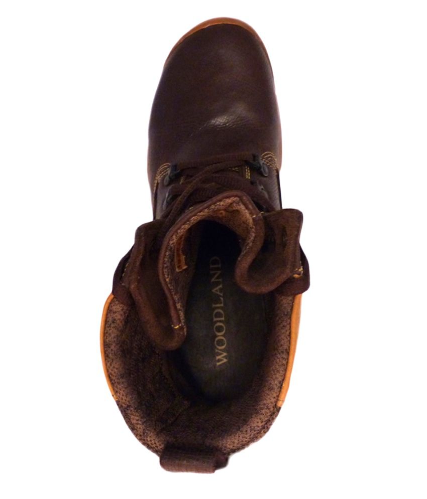 woodland men brown casual shoes