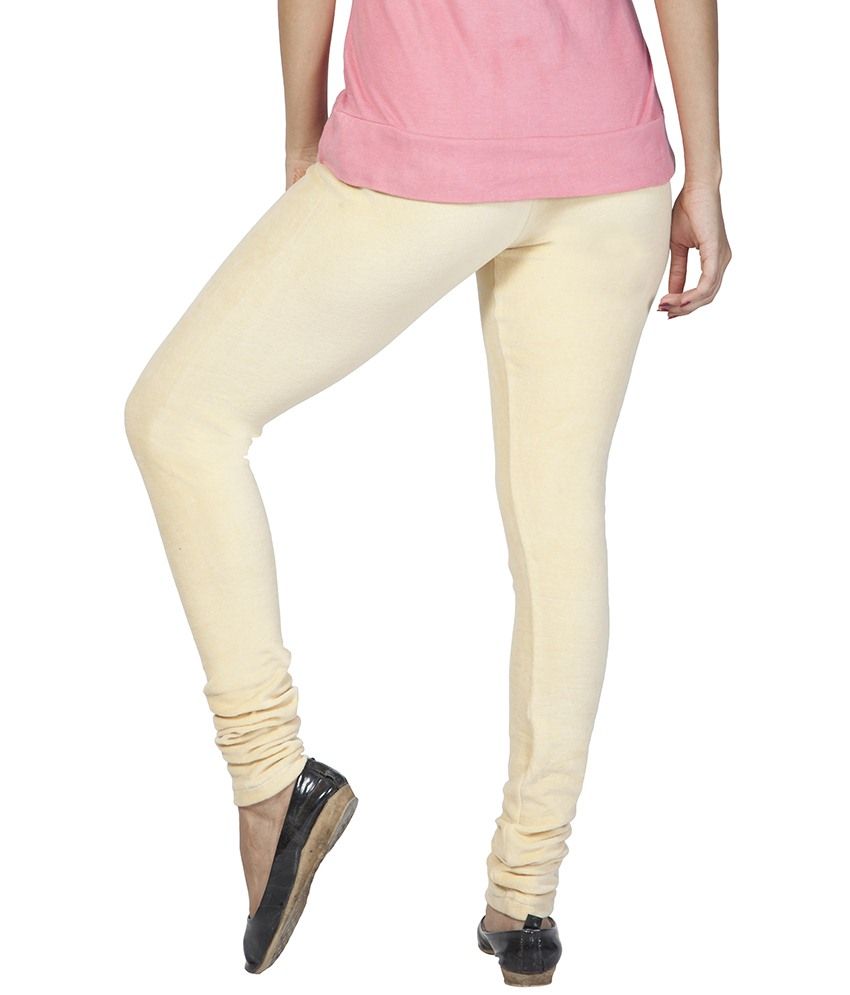 Clifton Beige Cotton Leggings Price in India Buy Clifton Beige Cotton