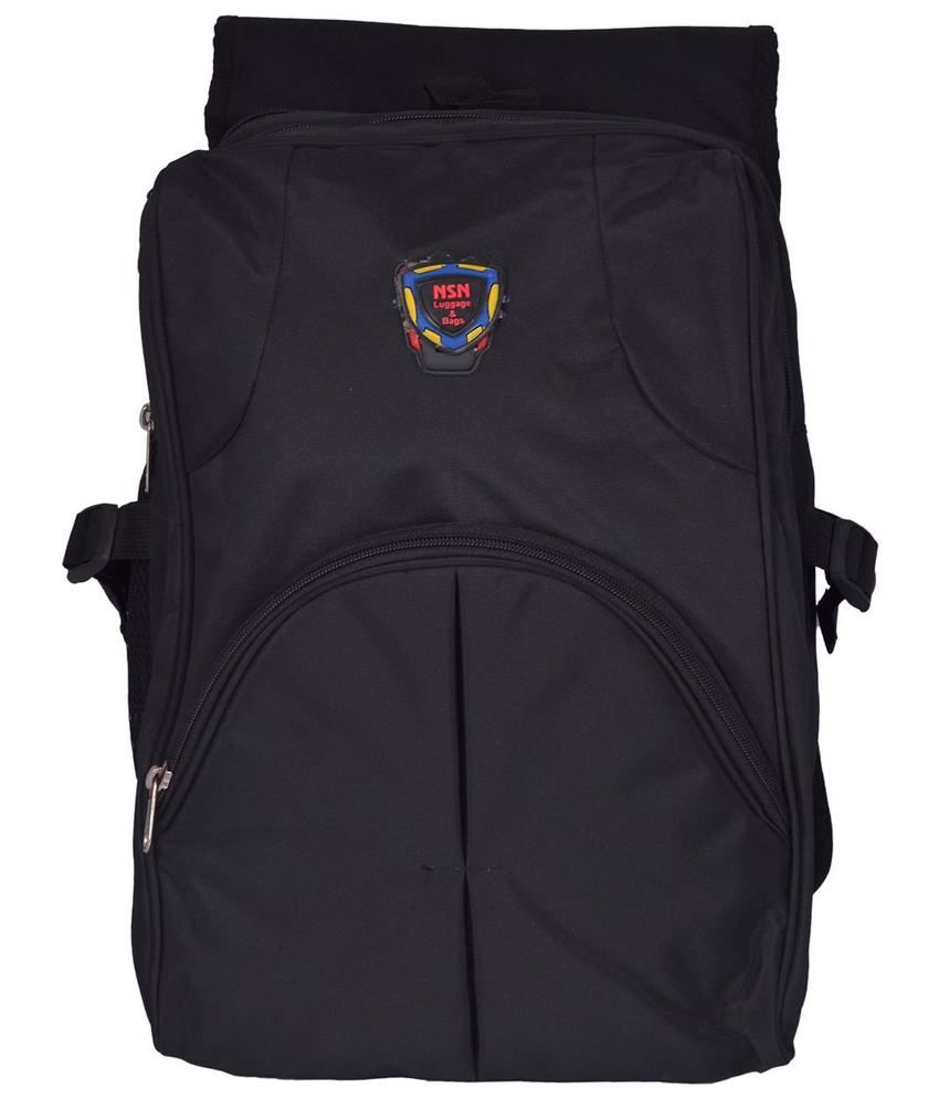 Nsn Backpack Bag In Black Color Buy Nsn Backpack Bag In Black Color