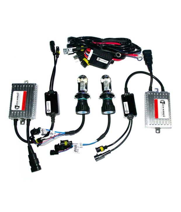 Tech Hardy High Brightness 55W Hid Kit 6000 Kelvin With True Ac Turbo