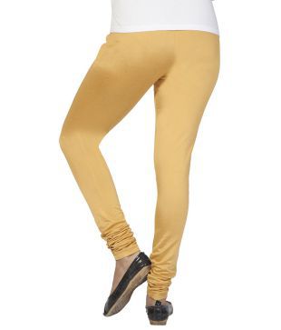 golden cotton leggings