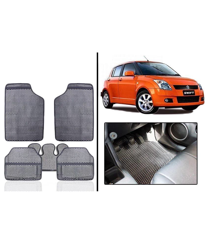 Speedwav Grey Odourless Car Floor And Foot Mats Maruti Swift Old Set Of 5 Buy Speedwav Grey
