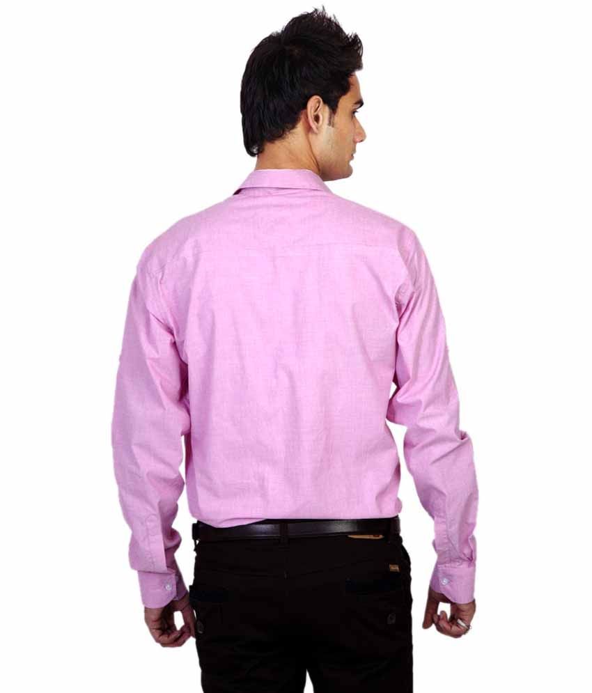 pink casual shirt