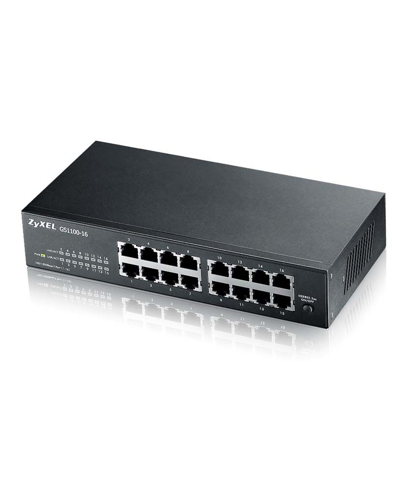 zyxel switch network Switch 16 Zyxel 16 10/100/1000 Unmanaged 1100 Gs Port