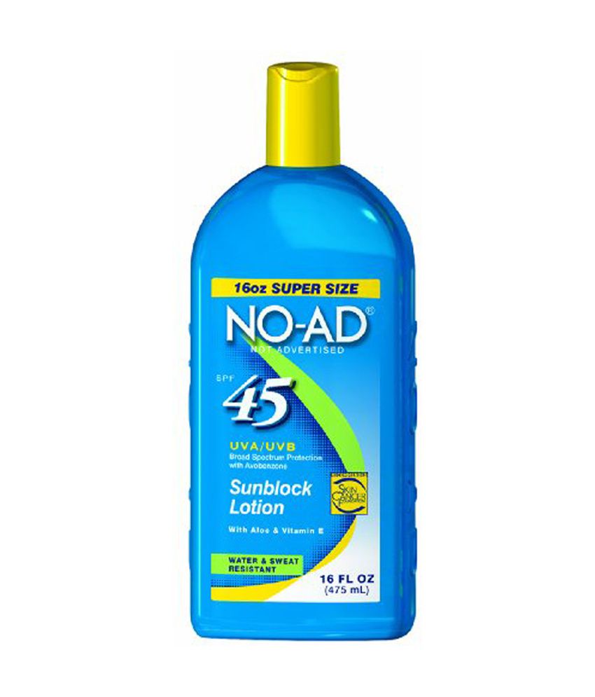 no ad sunscreen 15