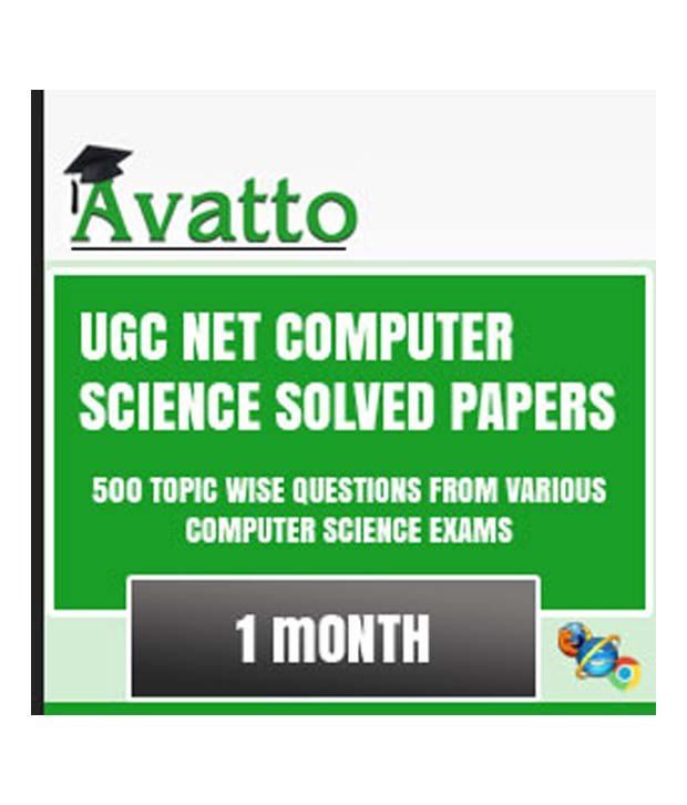 Ugc Net Computer Science Solved Papers Online Test By Avatto Buy Ugc Net Computer Science Solved Papers Online Test By Avatto Online At Low Price In India Snapdeal