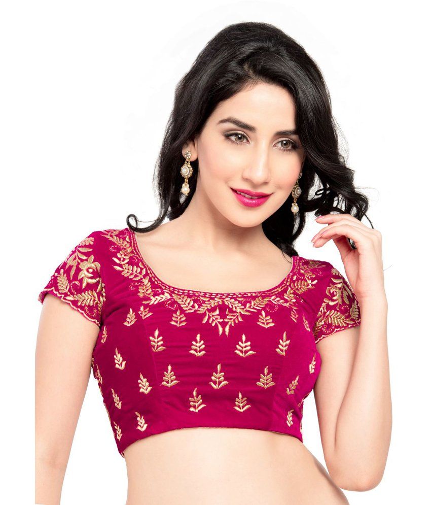 Vamas Pink Velvet Blouses Buy Vamas Pink Velvet Blouses Online at Low