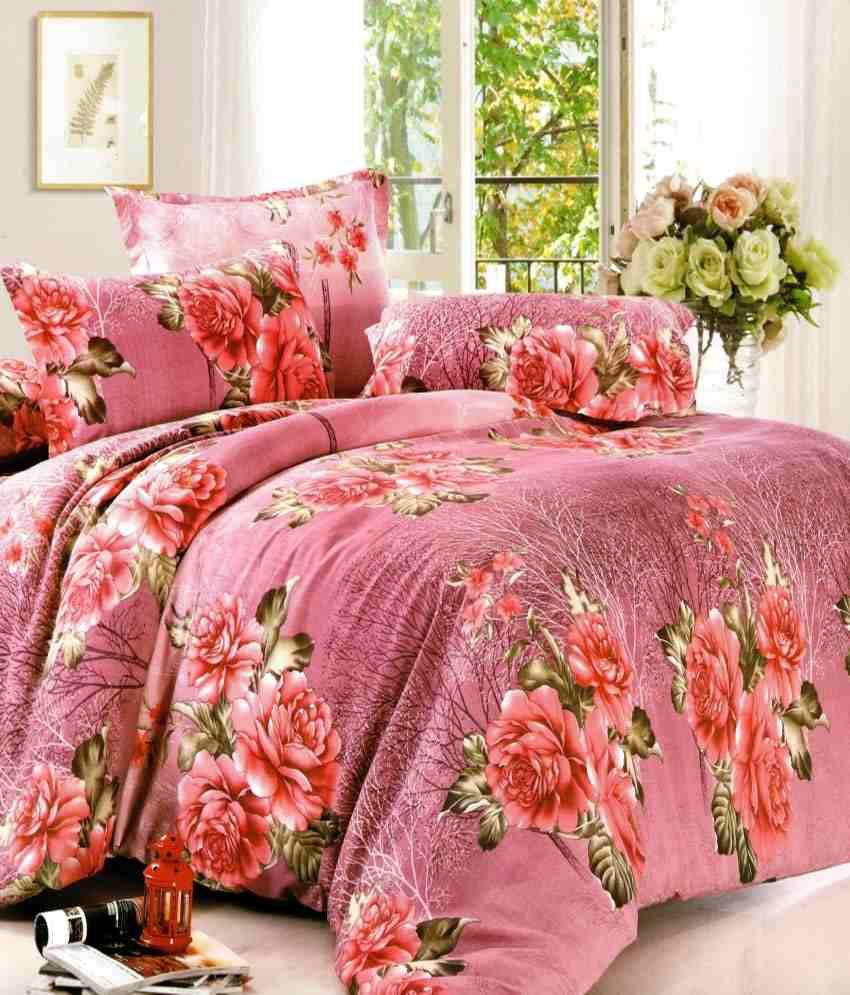 Instyles Hd Printed Bed Sheet With 2 Pillow Cases Buy Instyles Hd