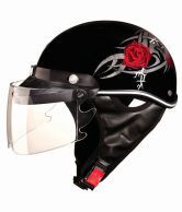 Studds - Sporting Helmet - Troy (Red Rose) [Large - 58 cms]
