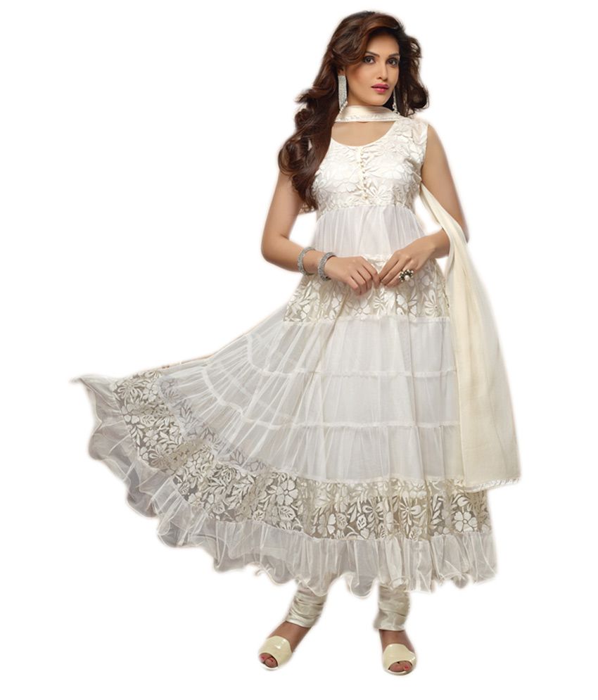 anarkali dress with saree