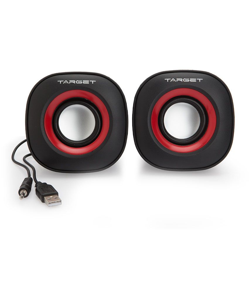 Ts target. Usb колонки logitech v20. target speaker. динамик usb демон.