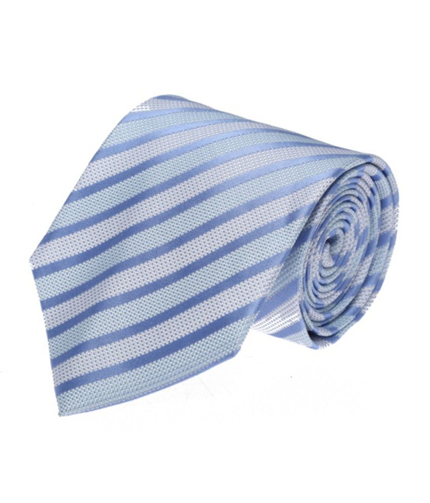 Van Heusen Blue Diagonal Silk Necktie: Buy Online at Low Price in India ...