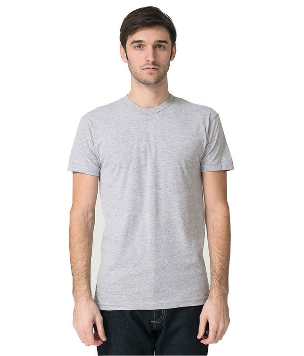 Wintex Gray Cotton Half Sleeve T-shirt - Buy Wintex Gray Cotton Half ...