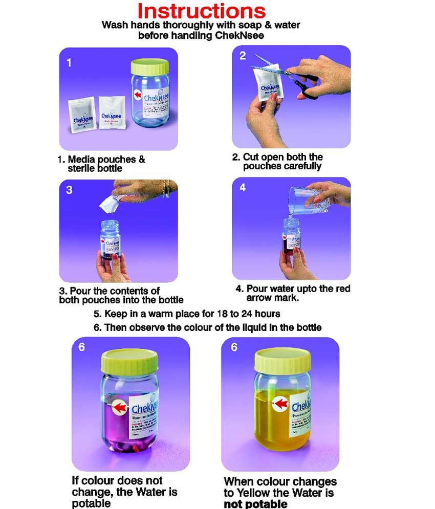 Drinking Water Test Kit - 5 Units Price in India - Buy Drinking Water