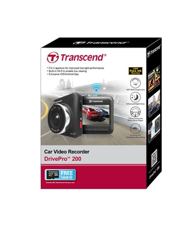 Transcend DrivePro 200 Car Video Recorder Buy Transcend DrivePro 200 Car Video Recorder