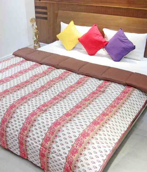 Aurave Reversible Double Bed Winter Quilt 300 Gsm Aurave Reversible Double Bed Winter Quilt 300 Gsm