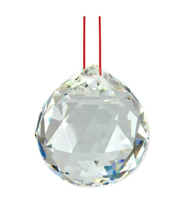     			Home N Style Feng Shui Crystal Ball With Red Thread (40mm)