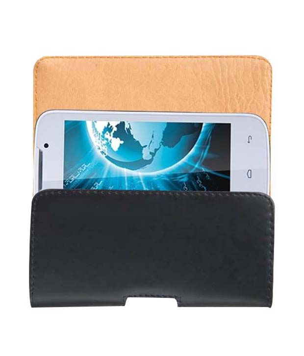 Acm Belt Case For Lava Iris 3G 402+ Mobile Leather Carry Pouch Premium Cover Clip available at SnapDeal for Rs.389