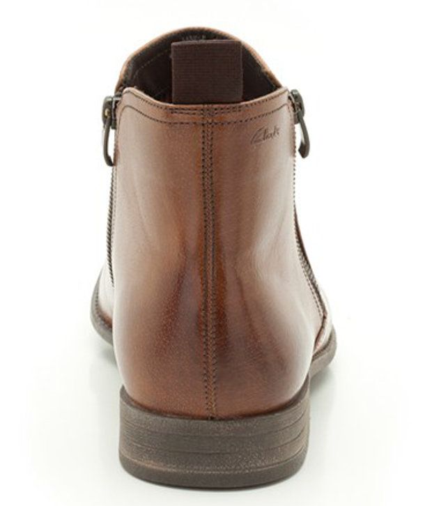 clarks brown mid calf boots